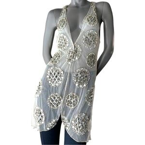 Agua Bendita- Vintage Sequin Vest